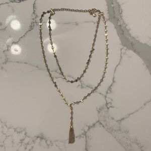 Baublebar gold chocker necklace